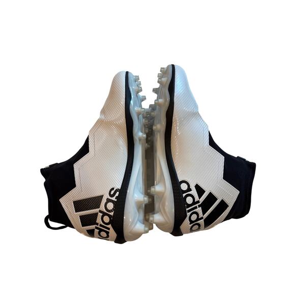 Adidas Nasty Fly 2.0 Football Cleats White Black GV8306 Men Size 12 main image 5
